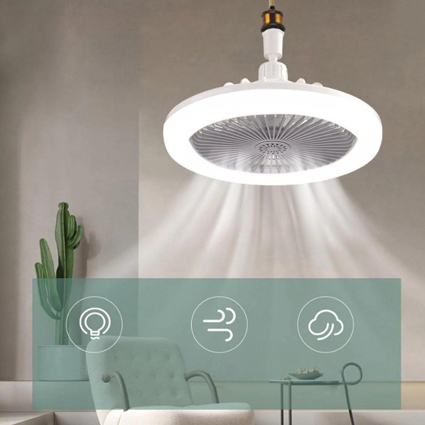 Stropni LED Ventilator