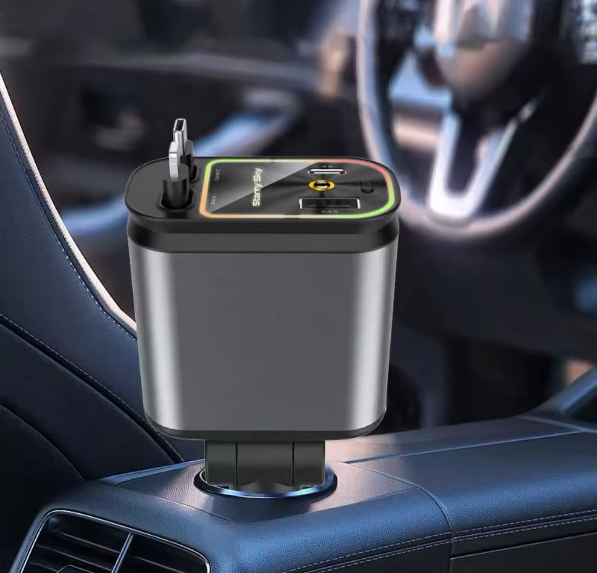 Brzi Auto Punjač 120W – Puni do 4 Uređaja