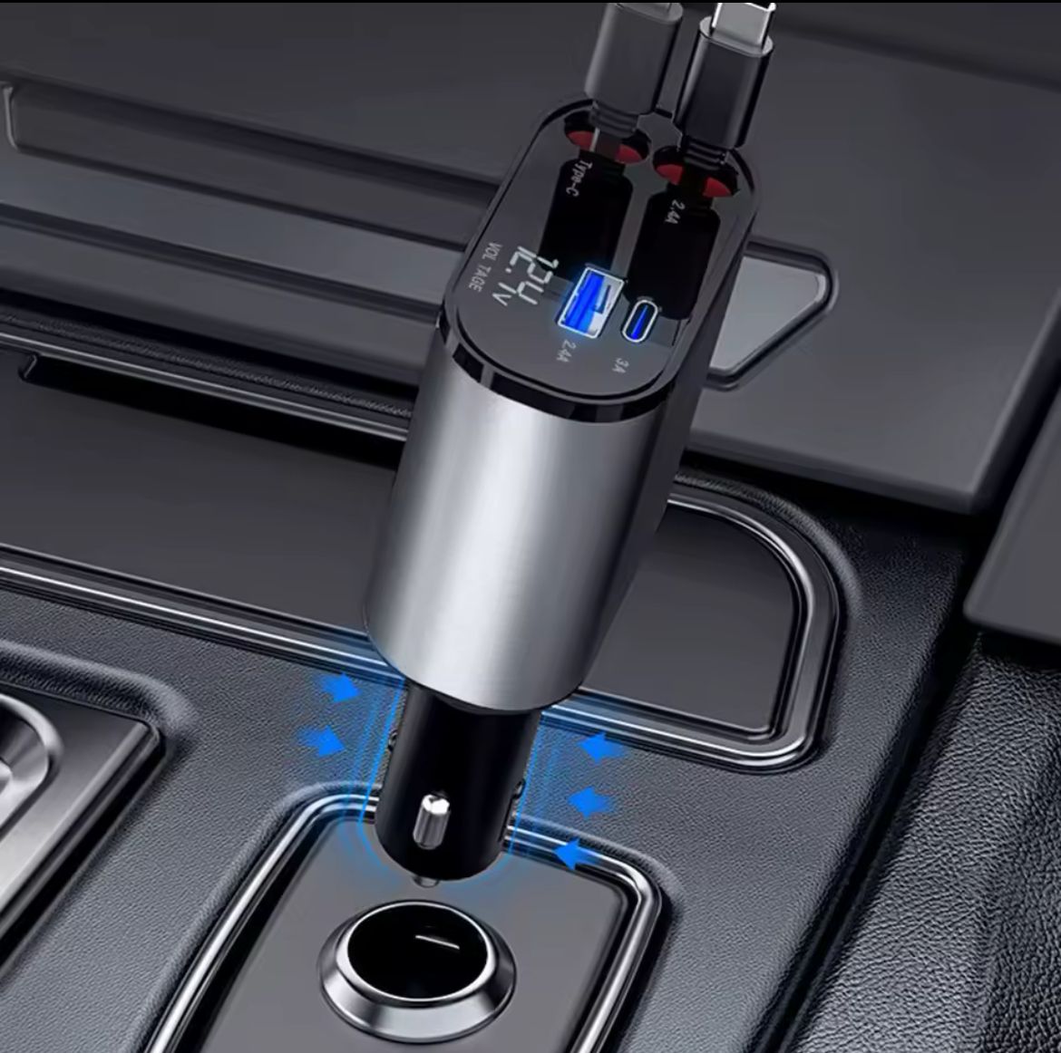 Brzi Auto Punjač 120W – Puni do 4 Uređaja