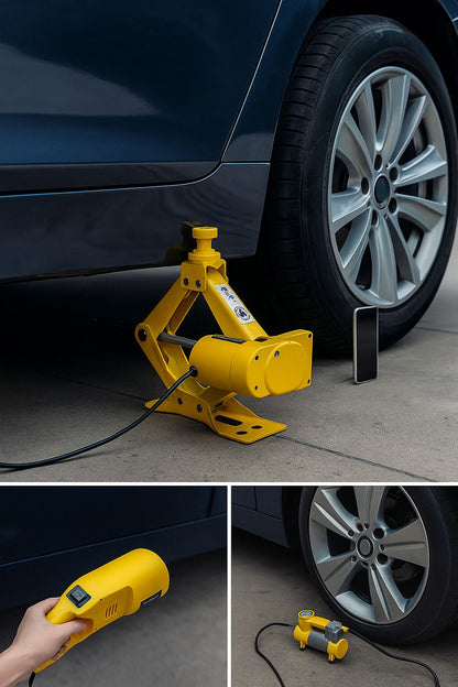 Električna Dizalica za Vozila – Prenosivi Auto Set