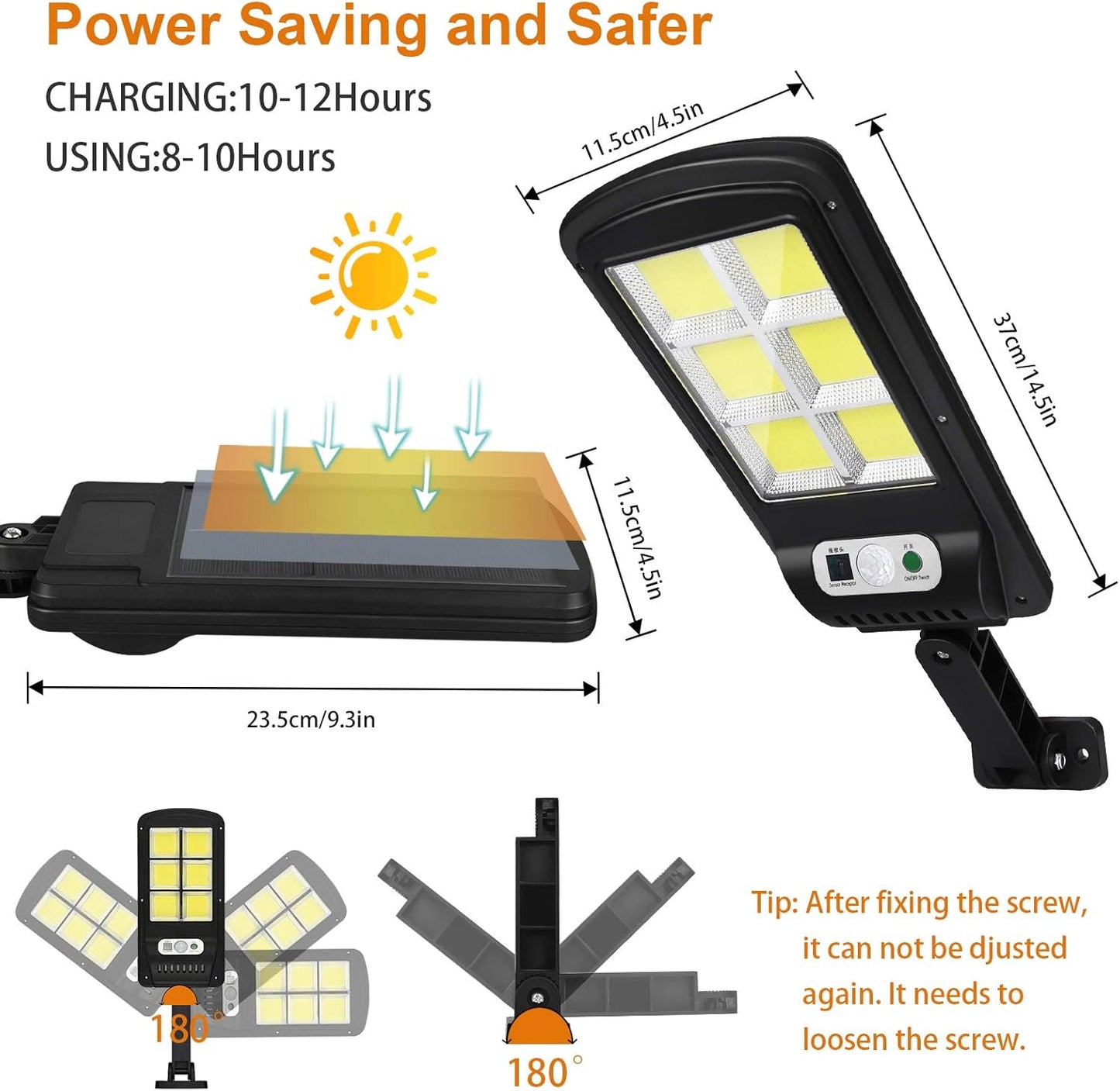 LED solarna svjetiljka - 2 KOMADA