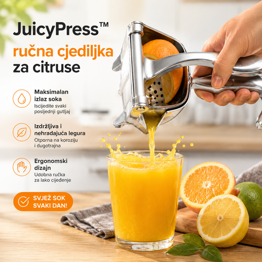 JuicyPress™ – Ručna Cjediljka za Citruse
