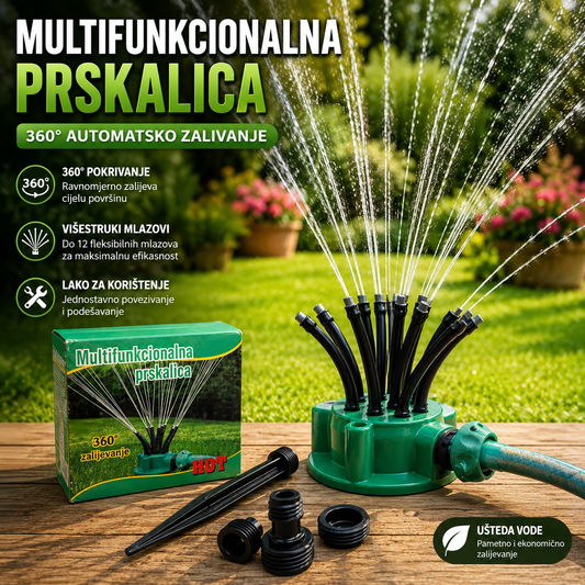 AquaNova 360™ – Fleksibilna Vrtna Prskalica