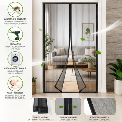 ProtectDoor - Magnetna Mreža za Vrata 1+1 GRATIS