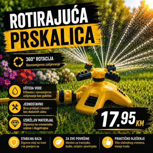 Roritajuća prskalica - HydroSpin