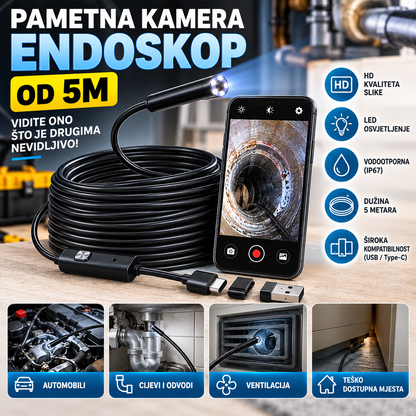 Pametna Kamera - Endoskop od 5m