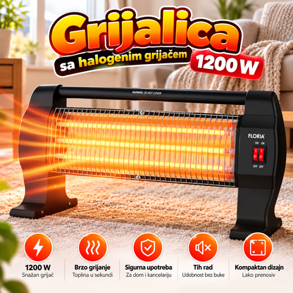 Grijalica sa halogenim grijačem – 1200 W
