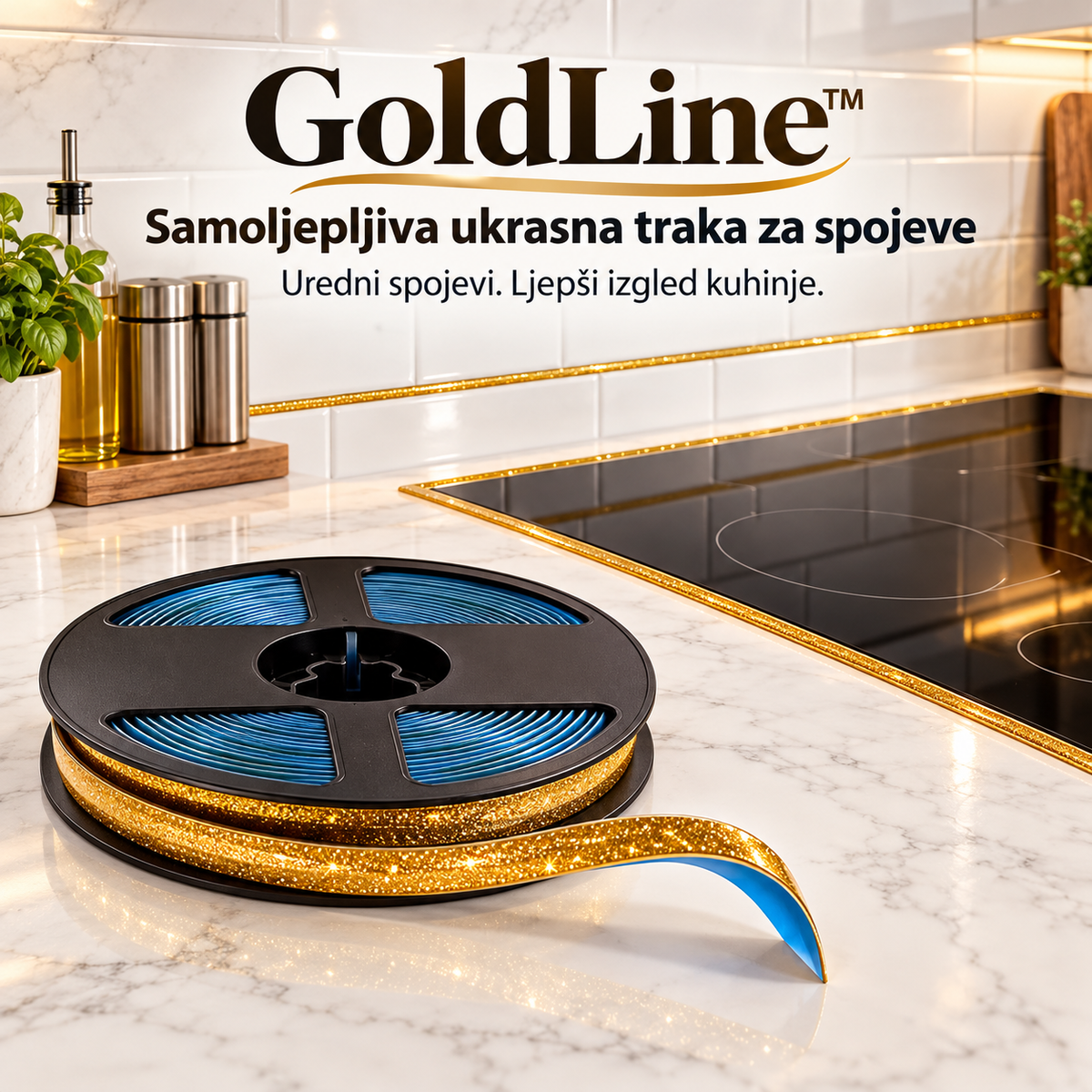 GoldLine™ – Samoljepljiva ukrasna traka za spojeve