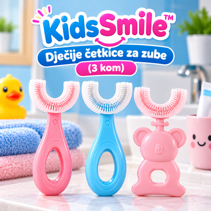 KidsSmile™ - Dječije četkice za zube (3 kom)