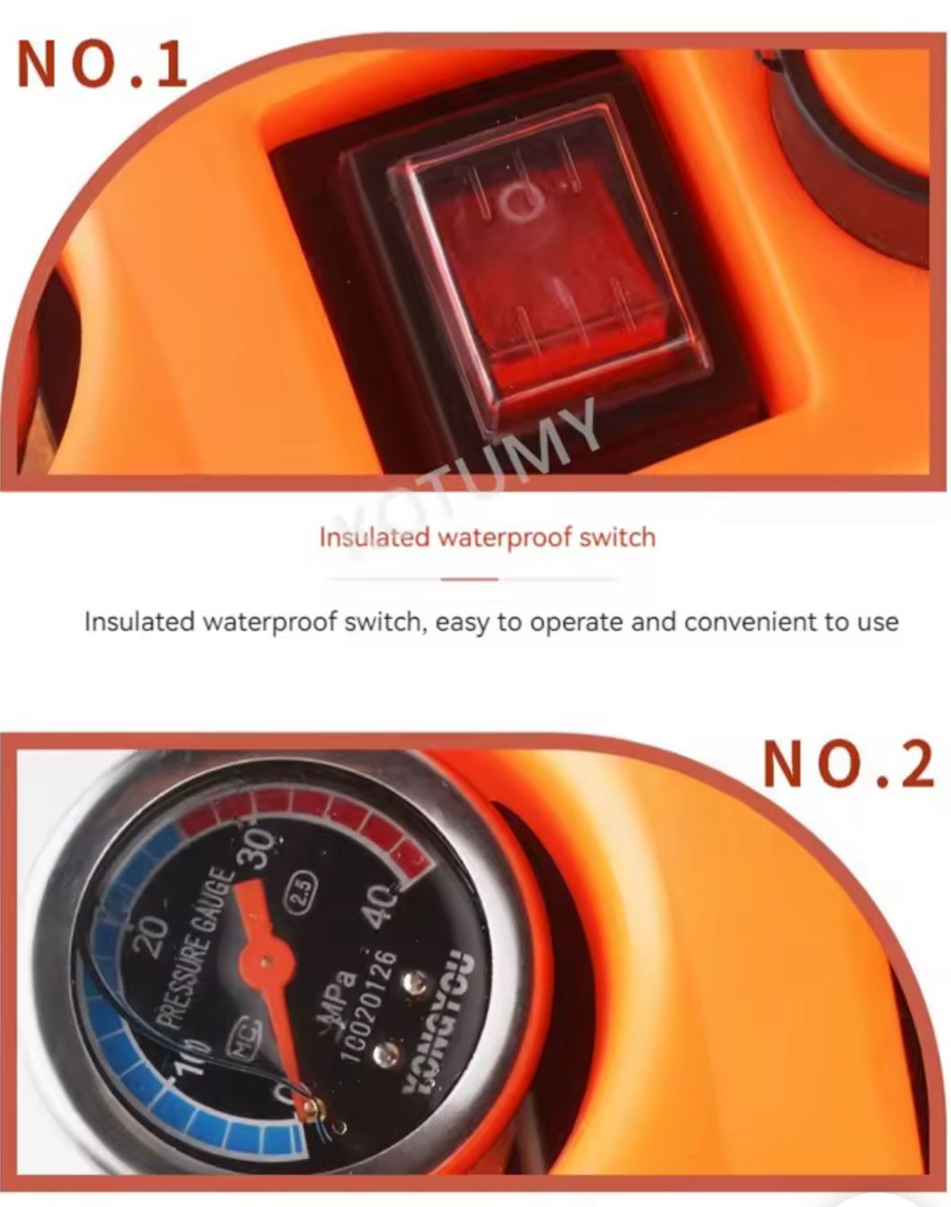 TurboWash 6000W - Visokotlačna mašina za pranje