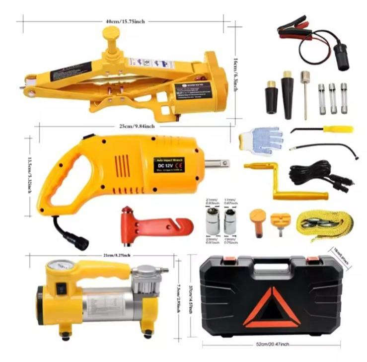 Električna Dizalica za Vozila – Prenosivi Auto Set