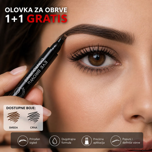 Olovka za obrve 1+1 GRATIS