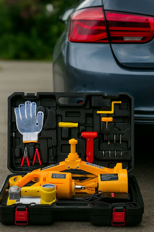 Električna Dizalica za Vozila – Prenosivi Auto Set